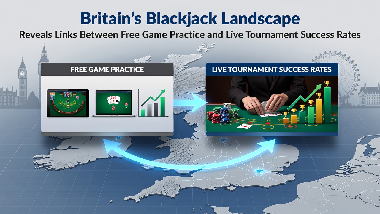 Players practicing blackjack strategies on digital platforms before entering UK live tournaments