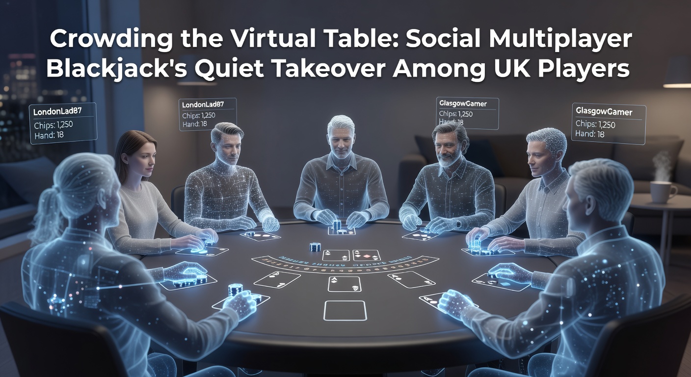 Close-up of a multiplayer blackjack interface showing chat bubbles, player avatars, and a heated hand in progress, highlighting social interactions