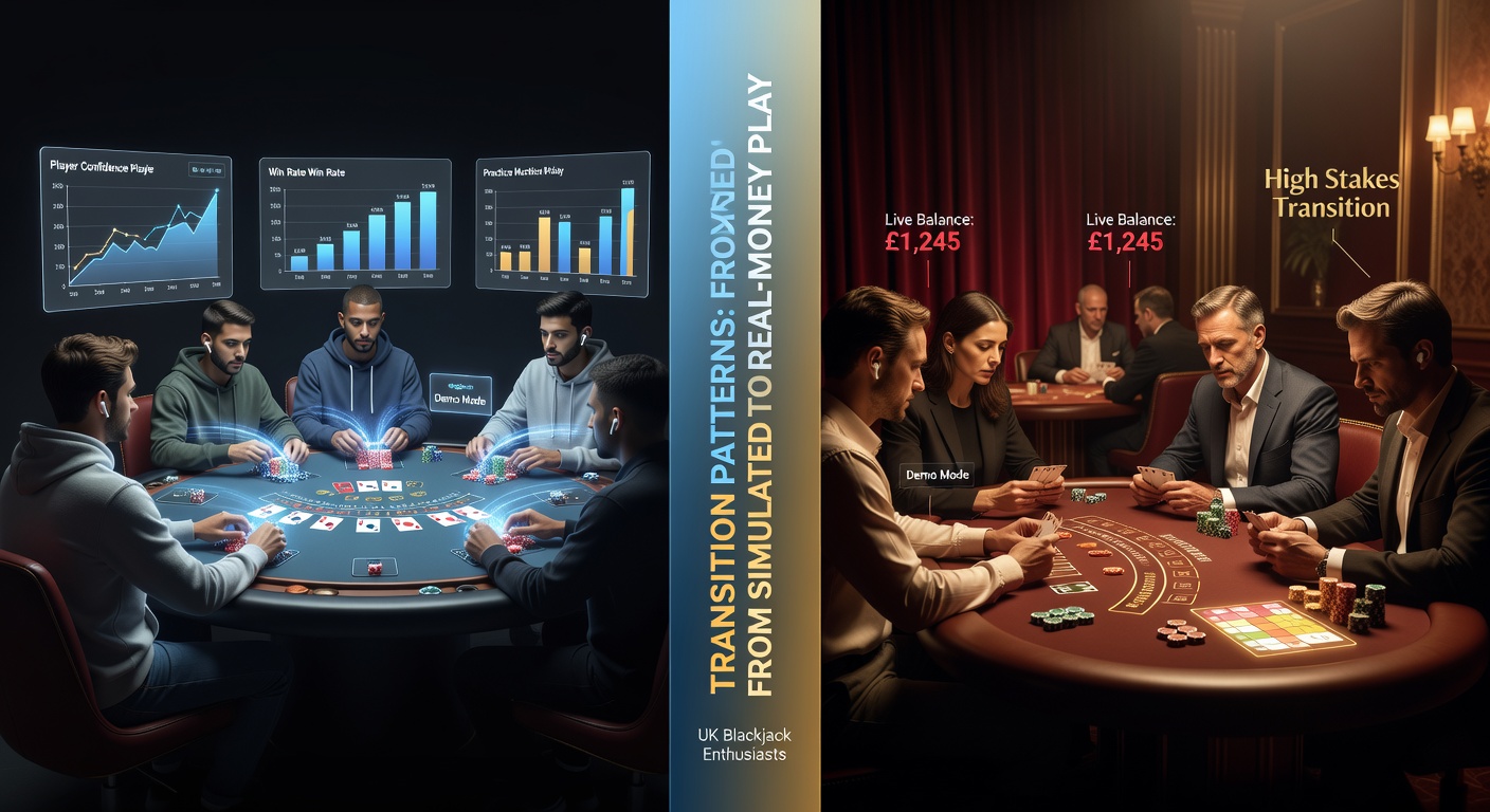 UK blackjack players exploring transitions from simulated practice environments to real-money casino tables