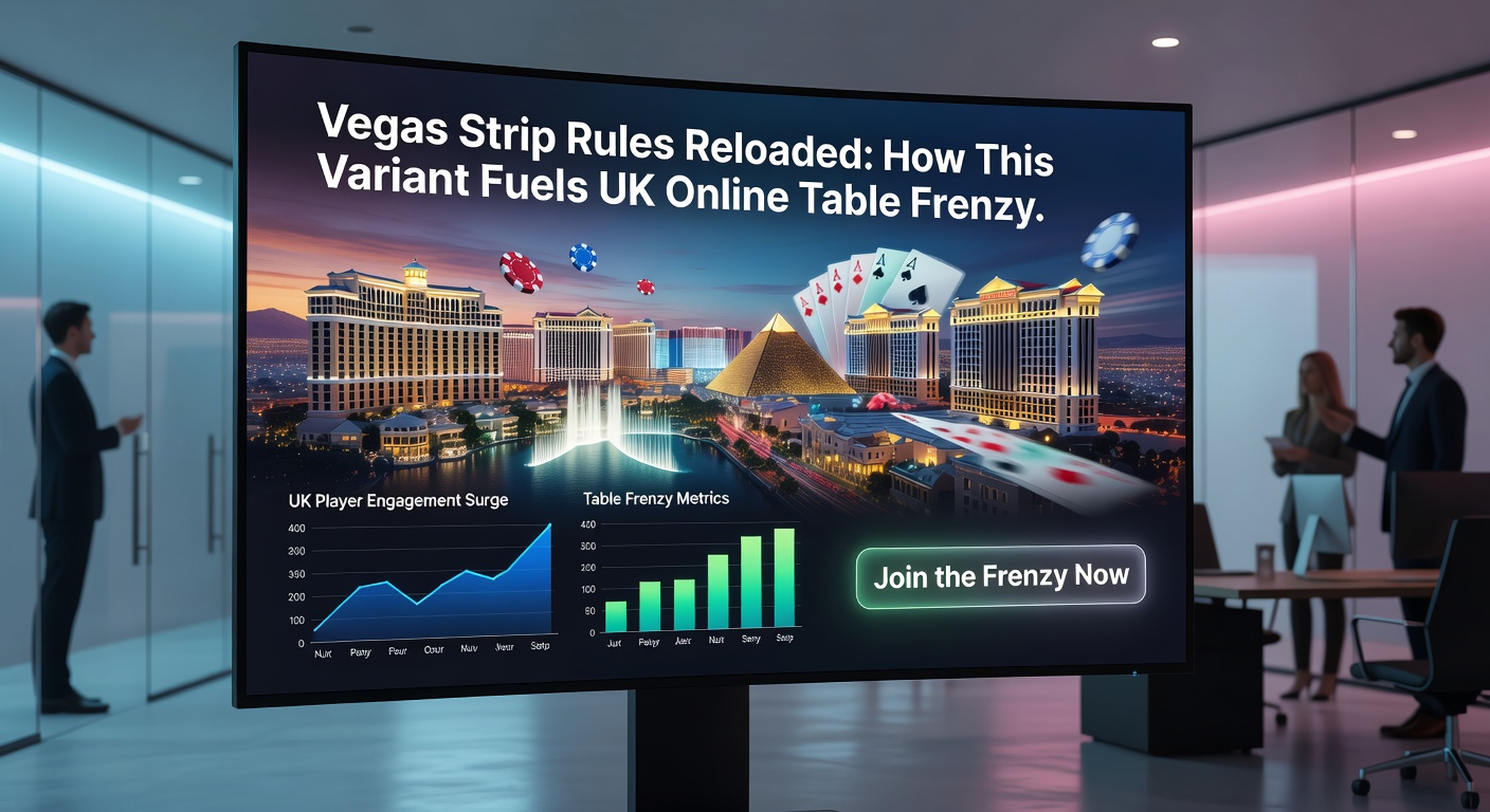 Close-up of a digital Vegas Strip blackjack hand in progress, showing player double-down and dealer upcard, emblematic of UK online excitement